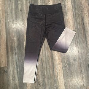 Lightly worn ombré Zyia leggings 8-10
